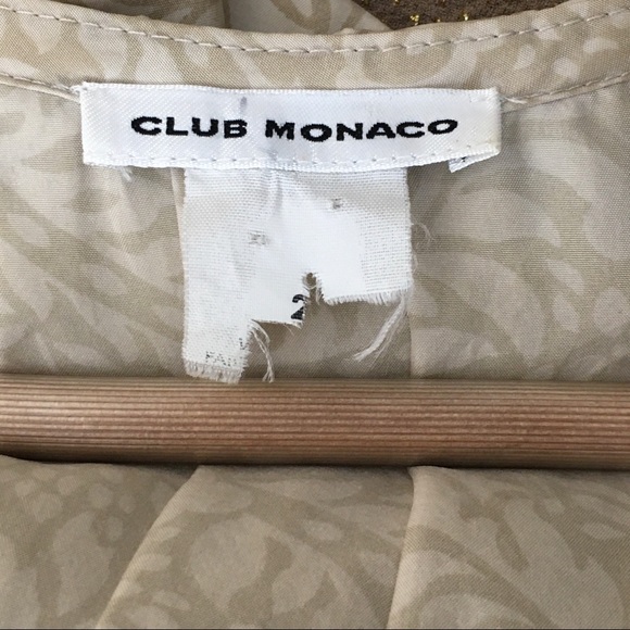 Club Monaco Silk Floral Scoop Neck Sleeveless Romper - Picture 11 of 11